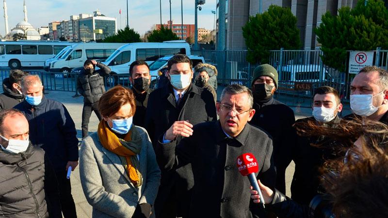 CHP'li Özel: Bugün burada okunan Kavala’nın tutukluluğuna devam kararı bir yargı kararı değil bir saray kararıdır