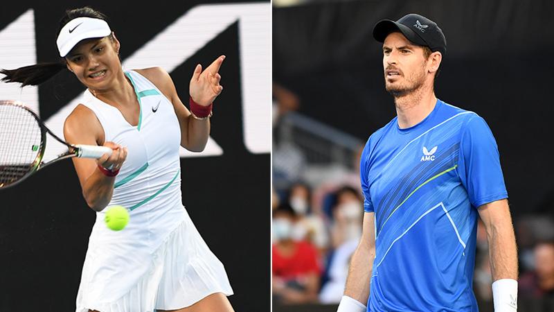 Andy Murray ve Emma Raducanu'dan Avustralya Açık'a erken veda