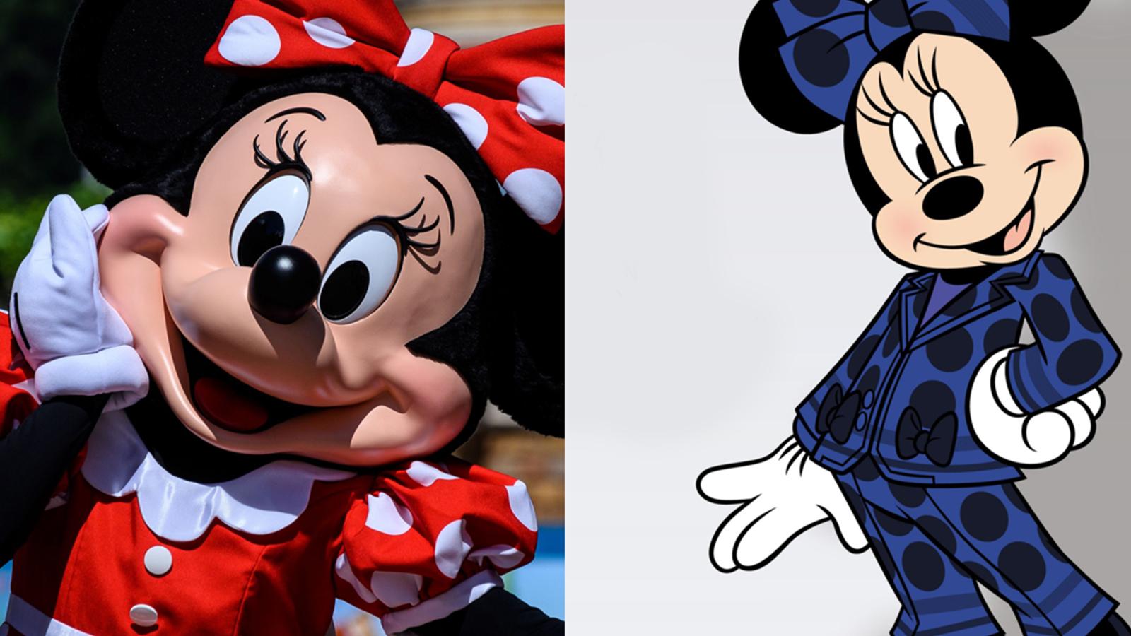 Minnie Mouse'un ikonik puantiyeli elbisesi yerini Stella McCartney imzalı takım elbiseye bırakacak 