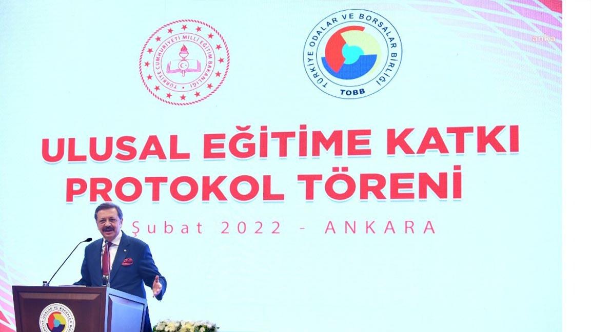 MEB ile TOBB arasında protokol imzalandı: 54 ilde, 154 ilçede 154 okul yapılacak