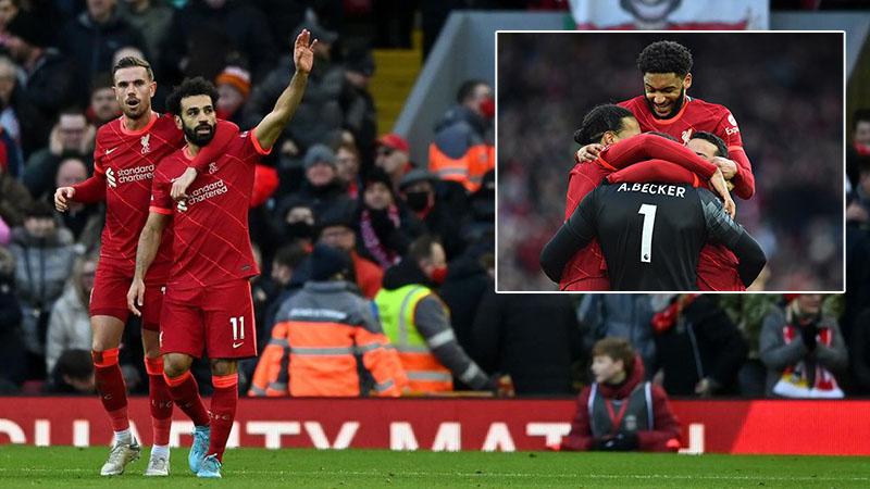 Alisson Becker'in asistiyle golü bulan Salah, Liverpool tarihine geçti