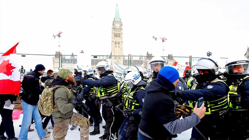 Kanada'da Covid önlemi protestocularına karşı Acil Durumlar Yasası'nı yürürlüğe sokan Trudeau'ya tepki: Yetkisini aştı