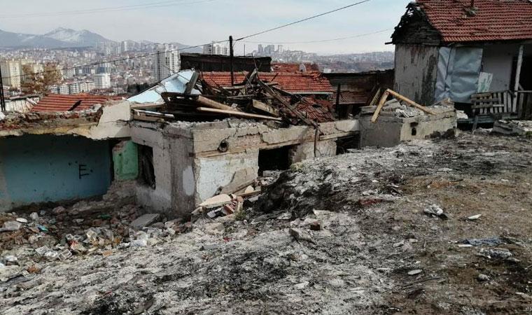 Ankara'da gecekonduda göçük: Ekipler arama kurtarma çalışması başlattı