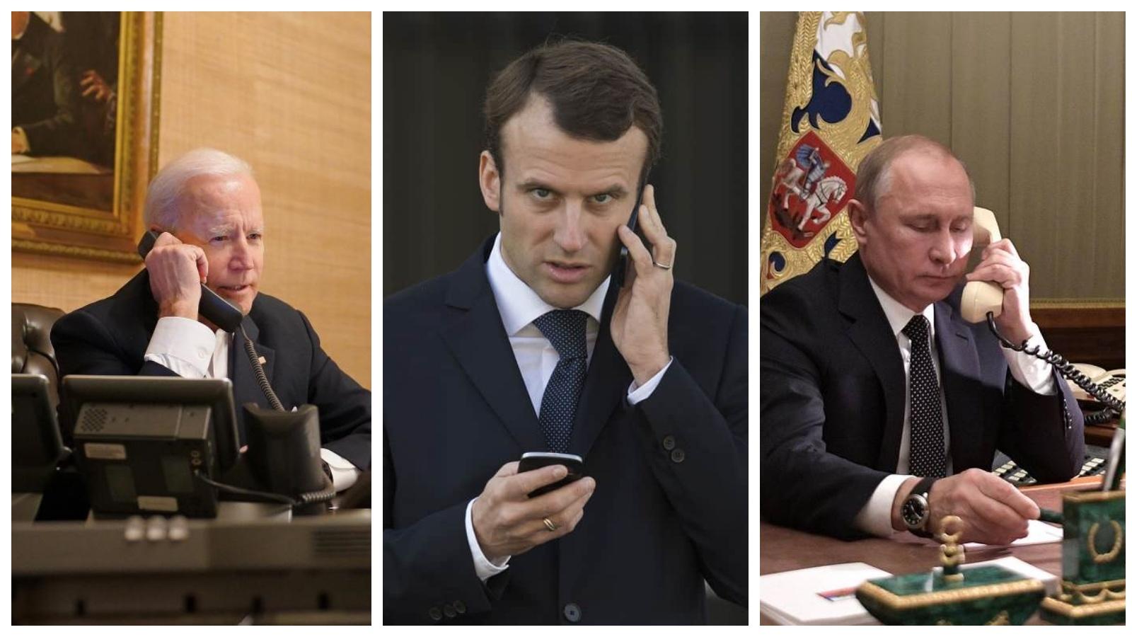 Élysée: Macron'un Ukrayna konulu zirve teklifini Biden ve Putin prensipte kabul etti