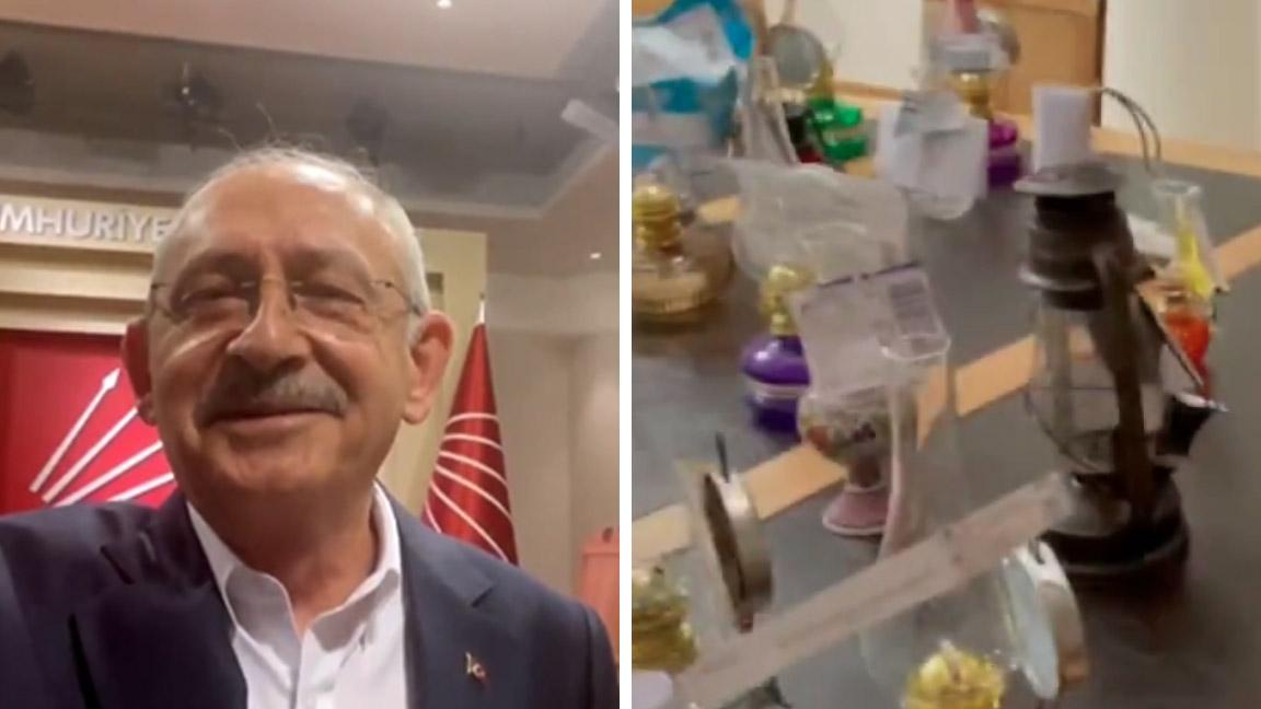 Kılıçdaroğlu, MHP teşkilatlarının yolladığı kandilleri sergiledi: Zamlar geri çekilecek; bunlar da müzemizde yerini alacak