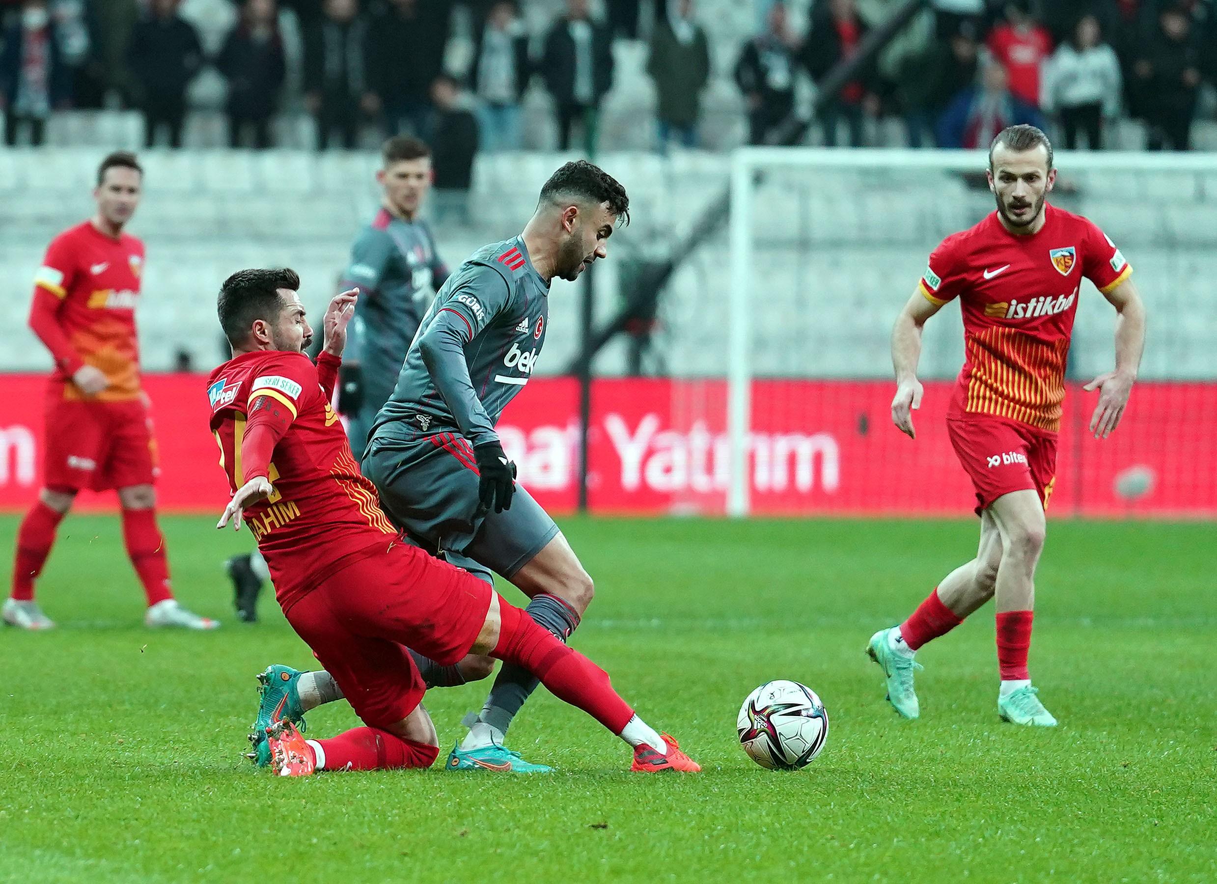 Beşiktaş-Kayserispor maçından kareler