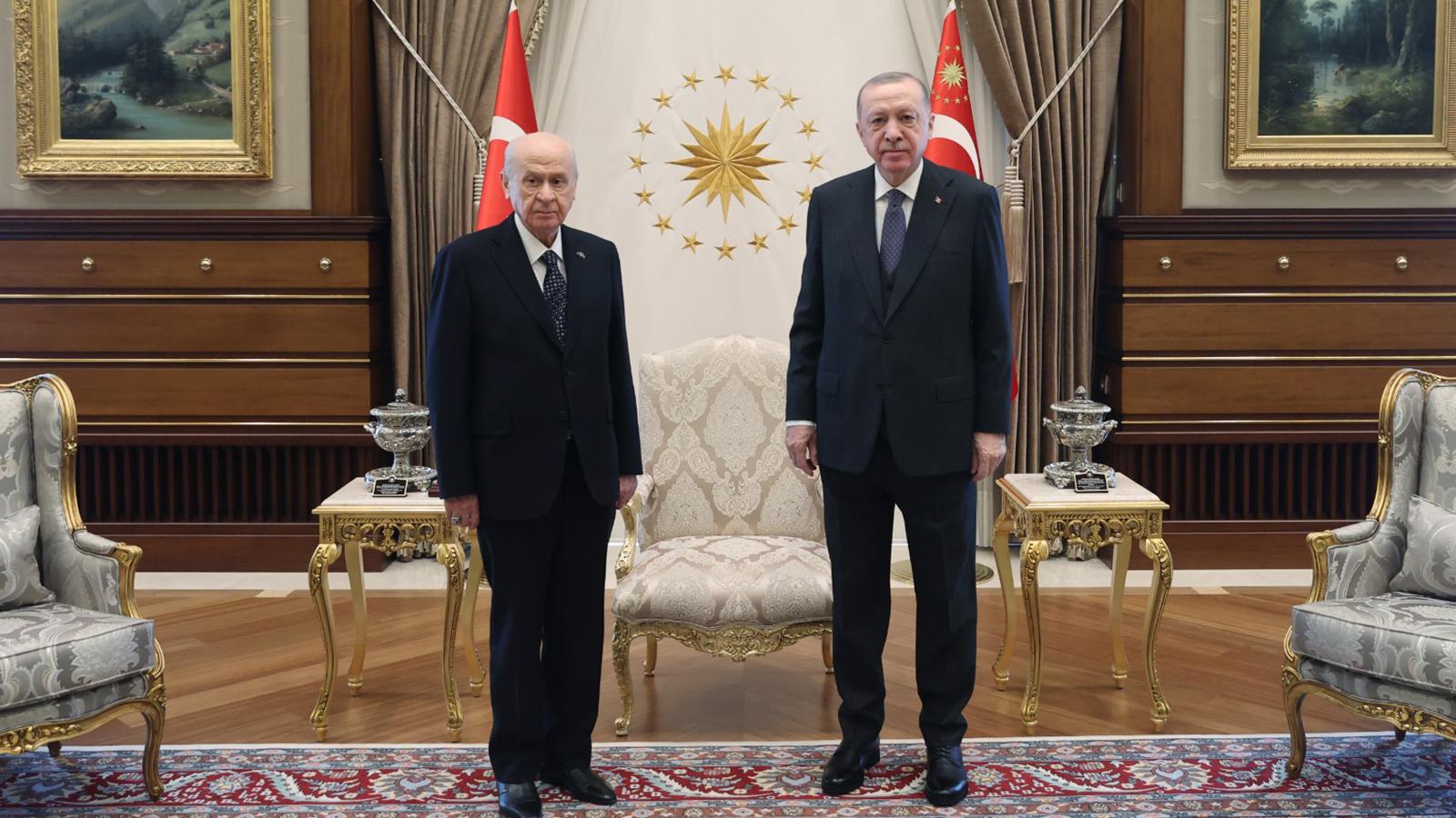 Erdoğan ve Bahçeli'den sürpriz görüşme