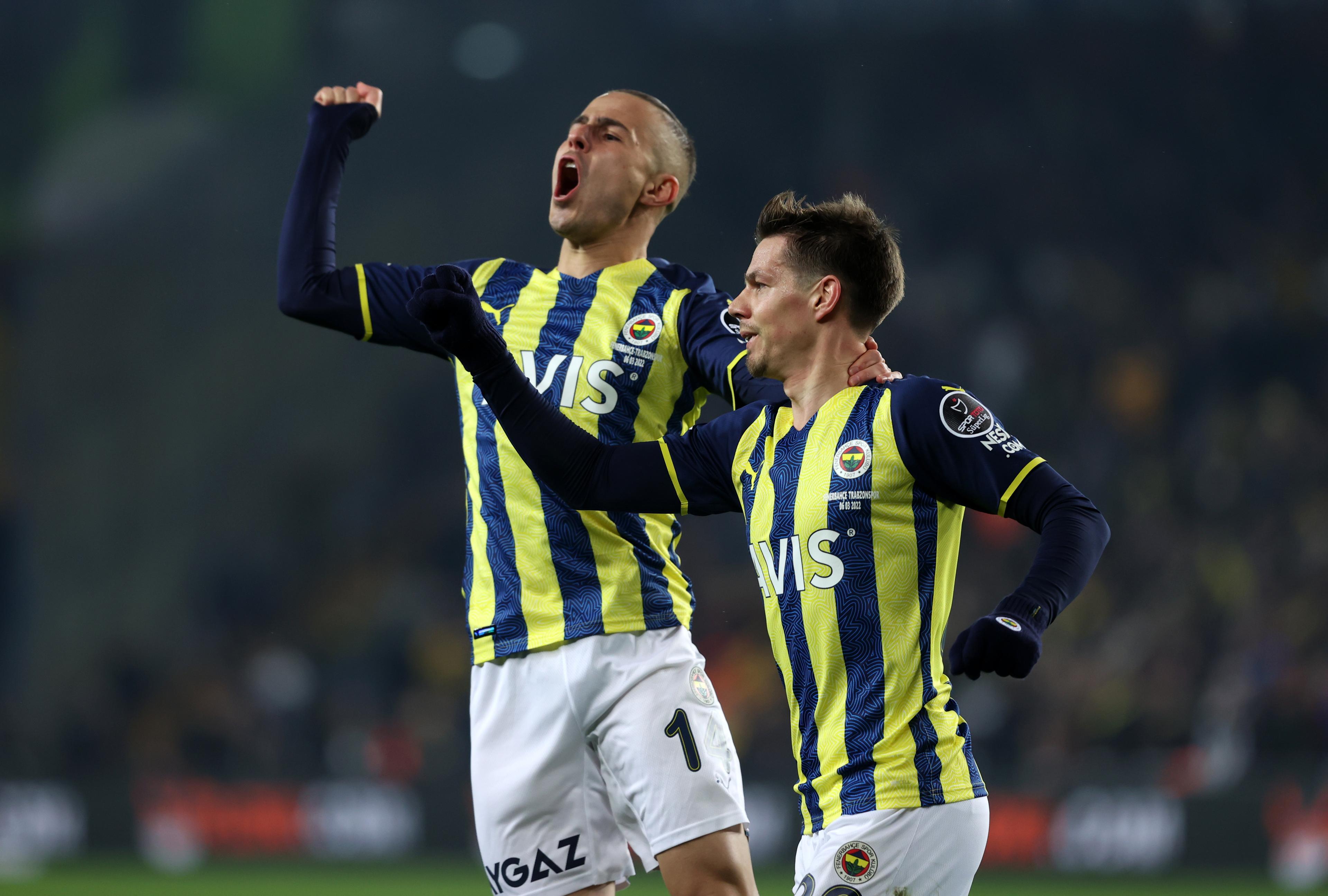 Fenerbahçe-Trabzonspor maçından kareler