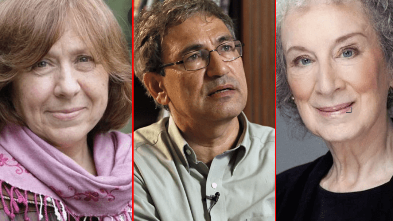  Svetlana Alexievich, Orhan Pamuk, Margaret Atwood