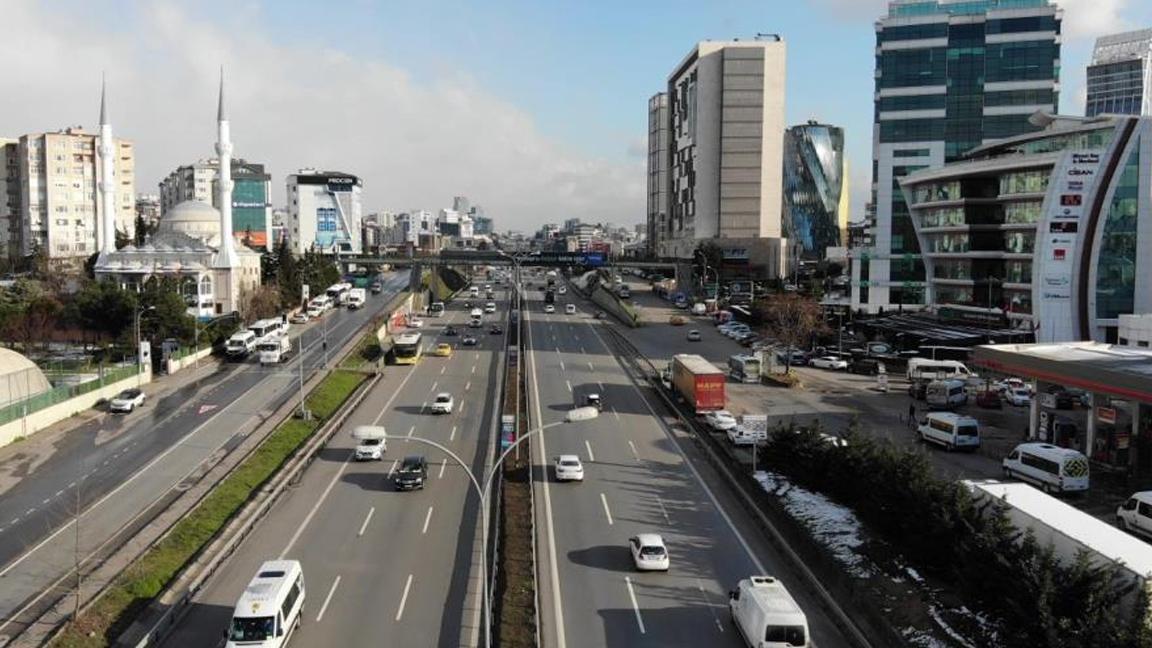 İstanbul’da trafik yoğunluğu yüzde 13'e düştü