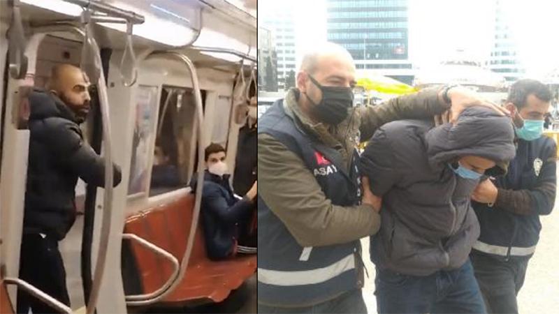 Metrodaki bıçaklı saldırganın tutukluluğuna devam kararı; "Kadın olduğu için el kaldırmadım"