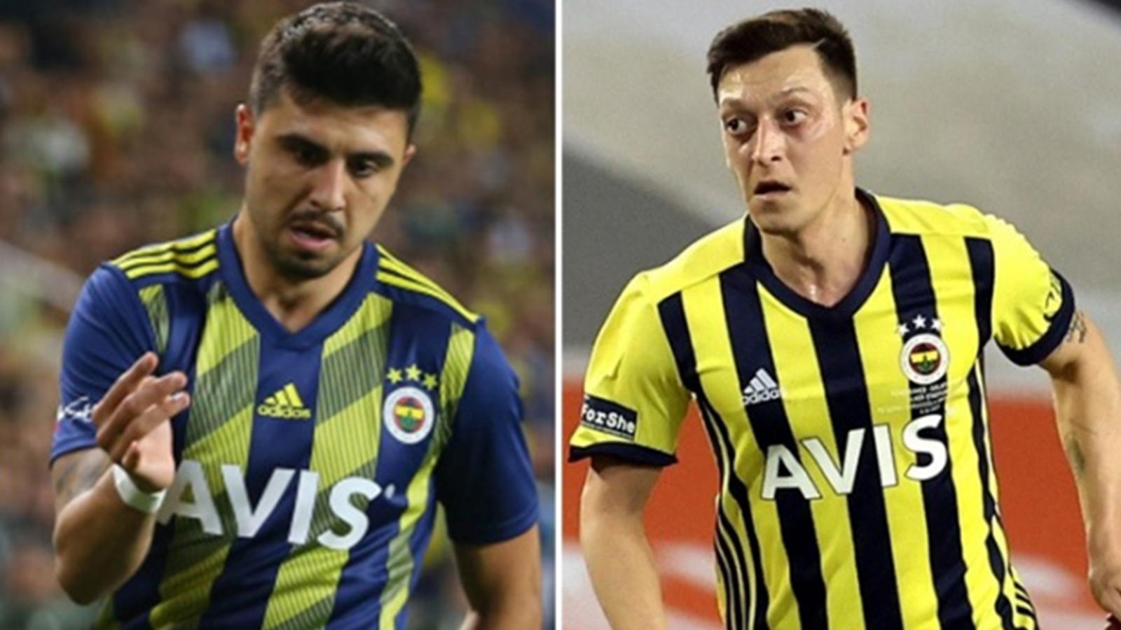 Fenerbahçe'de Mesut Özil ve Ozan Tufan kadro dışı bırakıldı