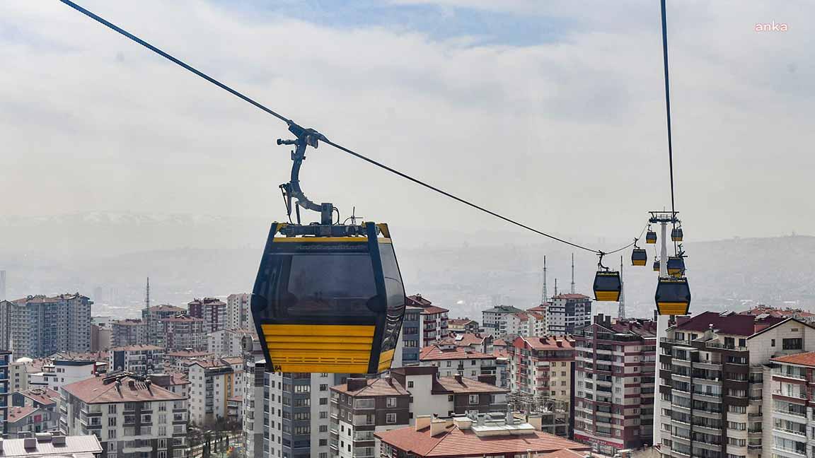 Ankara'da pandemi nedeniyle durdurulan Yenimahalle-Şentepe Teleferik Hattı, seferlerine başlıyor 