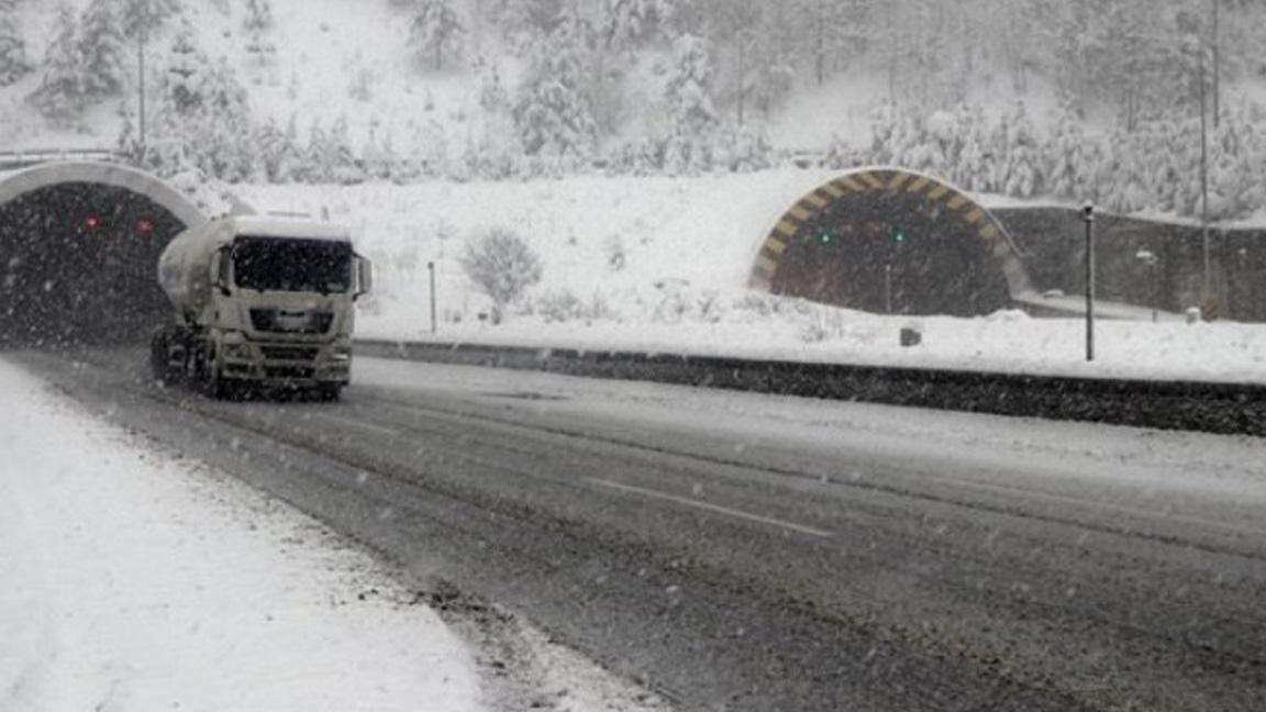 Meteoroloji'den Bolu Dağı geçişi için 'kar' uyarısı