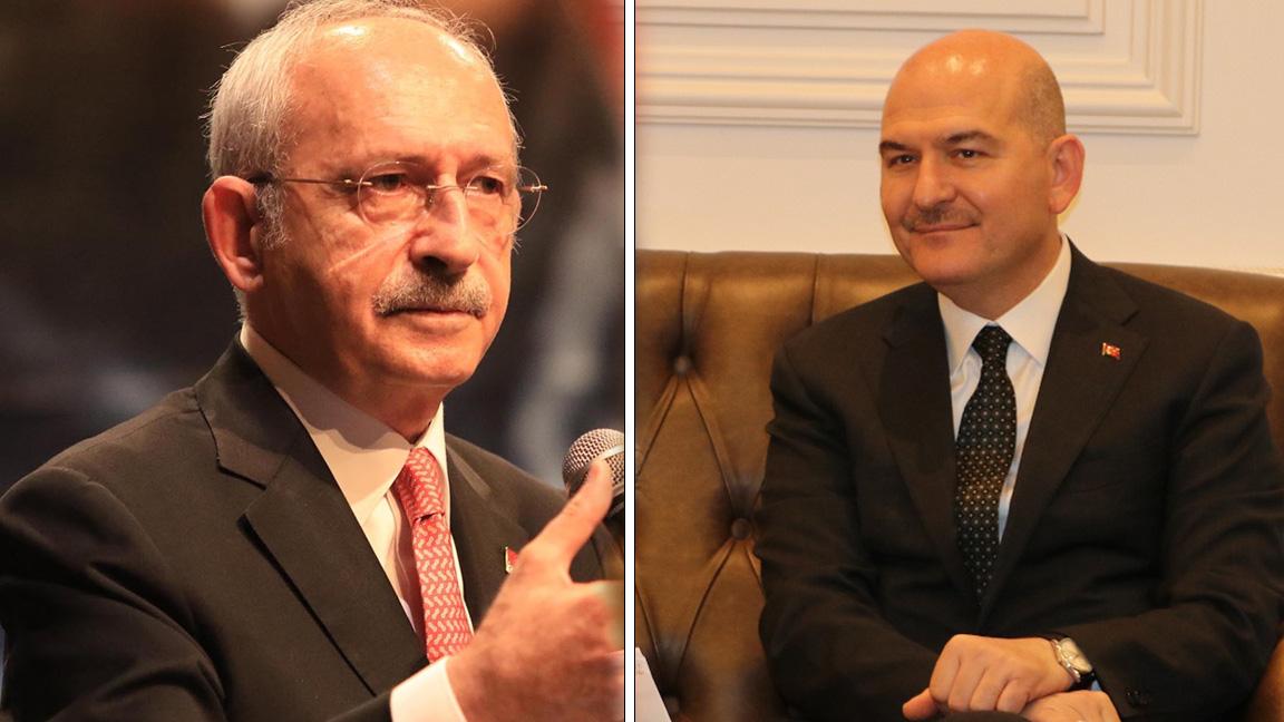 İçişleri Bakanı Soylu’dan Kılıçdaroğlu’na 1 milyon TL’lik dava