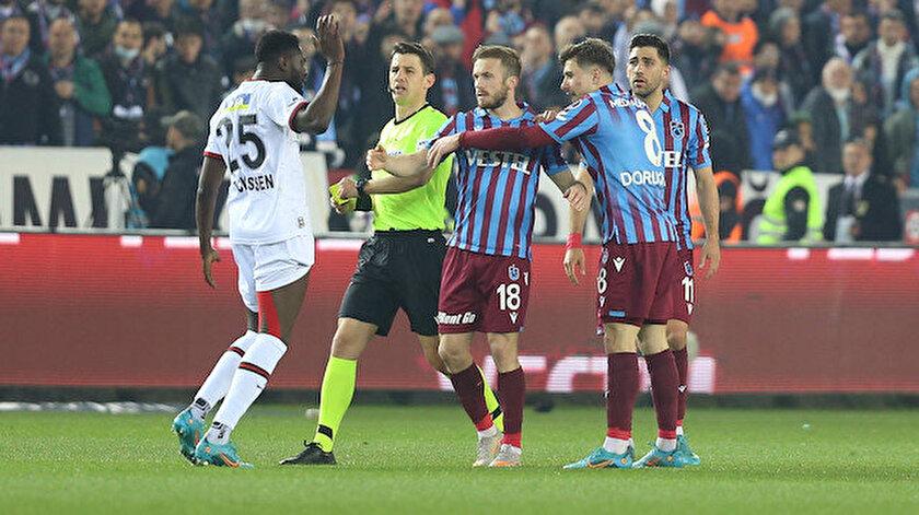 Trabzonspor, Fatih Karagümrük maçındaki saha olayları nedeniyle PFDK'ya sevk edildi!