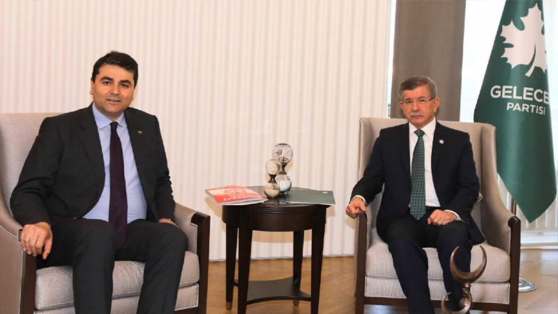 Gültekin Uysal'dan Davutoğlu'na ziyaret