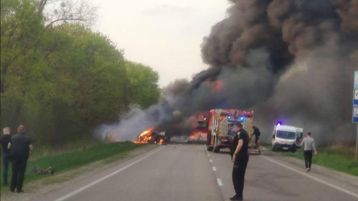 Ukrayna’da trafik kazası: 16 ölü, 6 yaralı