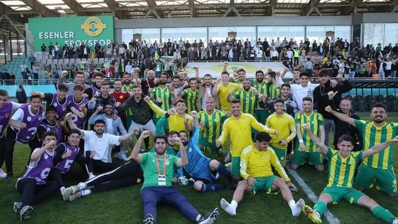 Tayyip Erdoğan'ın formasını giydiği Erokspor, 2 Lig'e yükseldi