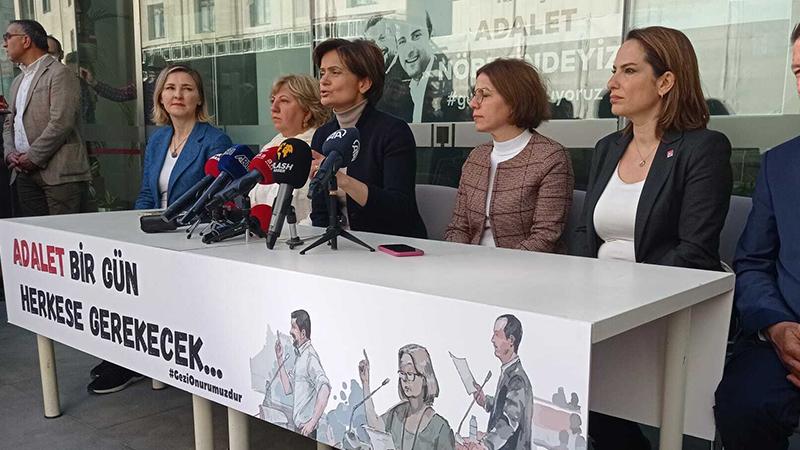 Canan Kaftancıoğlu’ndan Gezi nöbetine destek ziyareti: Hukukun üstünlüğü yeniden tesis edilinceye kadar hep birlikte bu mücadeleye devam edeceğiz