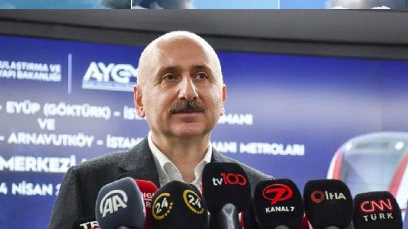 Karaismailoğlu: Halkalı-İstanbul Yeni Havalimanı metro hattı yüzde 78 tamamlandı