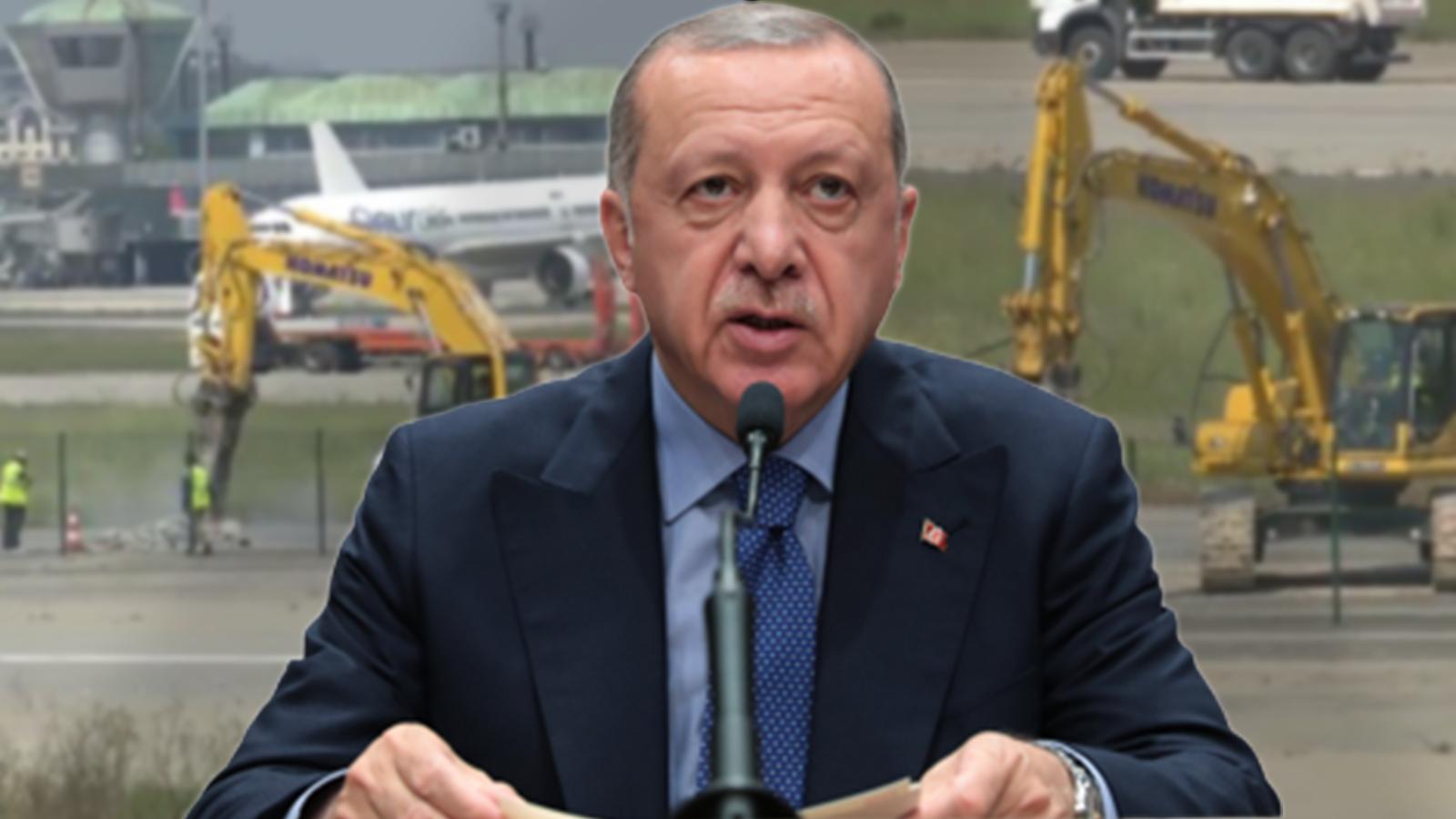 CHP'den "Bir ihtimal pistleri kaldırmayacağız" diyen Erdoğan'a: İhale iptal edilmeli, iş makineleri Atatürk Havalimanı’ndan derhal geri çekilmeli