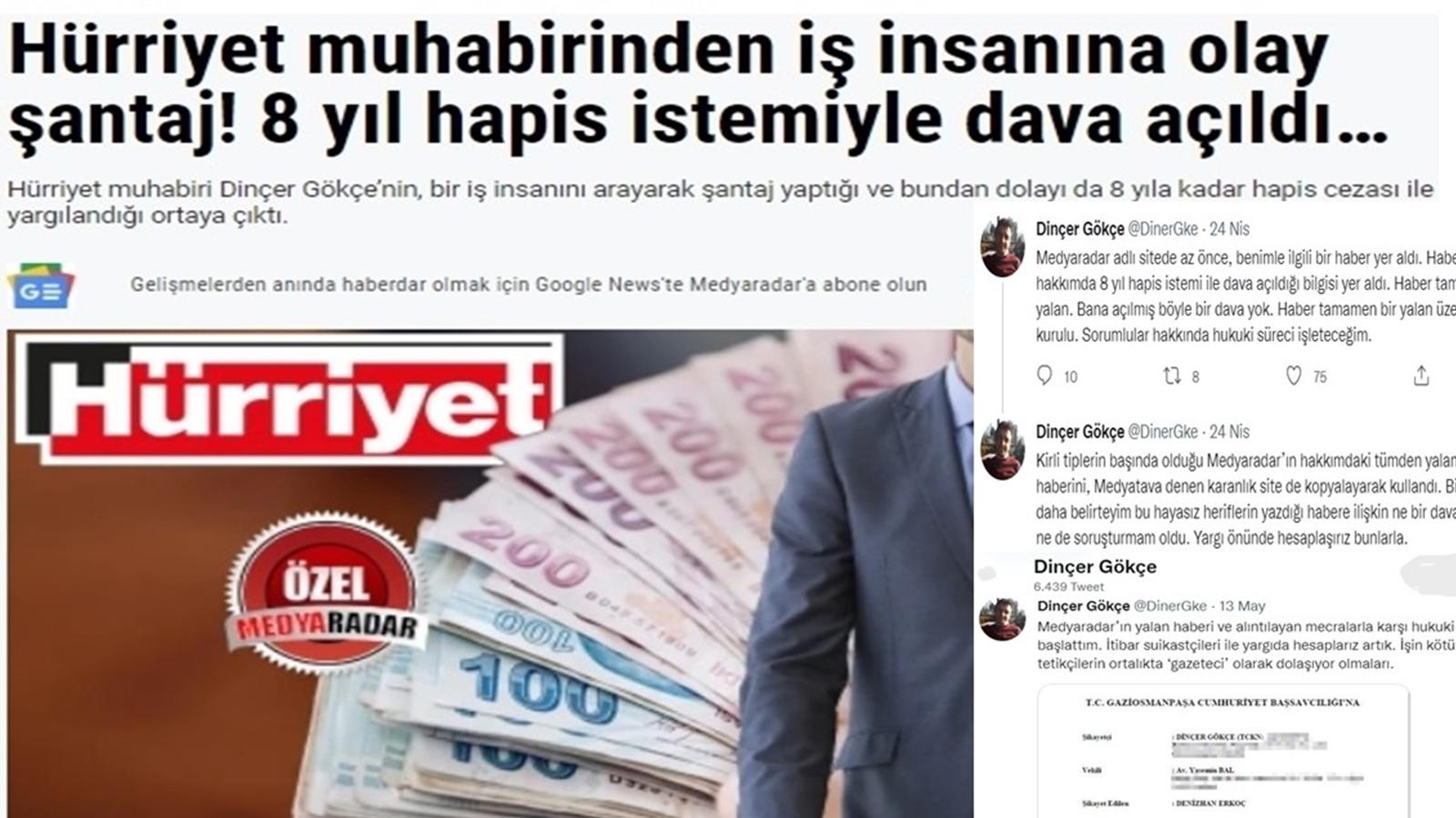 Hürriyet muhabiri Dinçer Gökçe o iddiayı yalanladı; Faruk Bildirici’den Medya Radar’a: Kanıtlayamıyorsa özür dilemeli