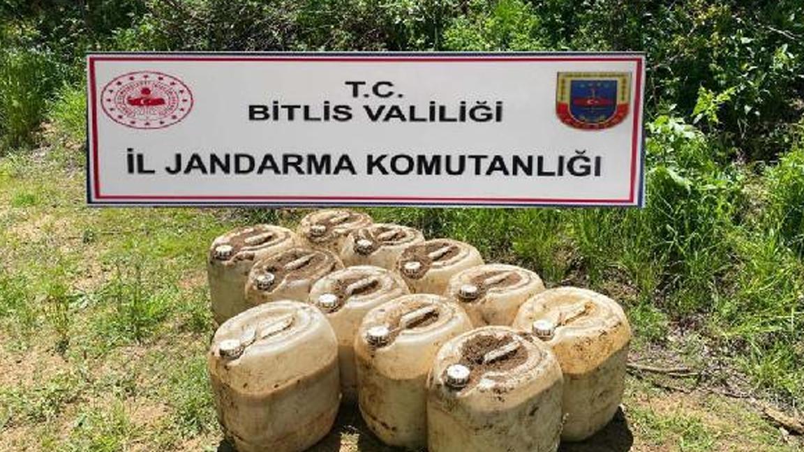 İçişleri Bakanlığı: Bitlis'te 430 kilogram amonyum nitrat ele geçirildi