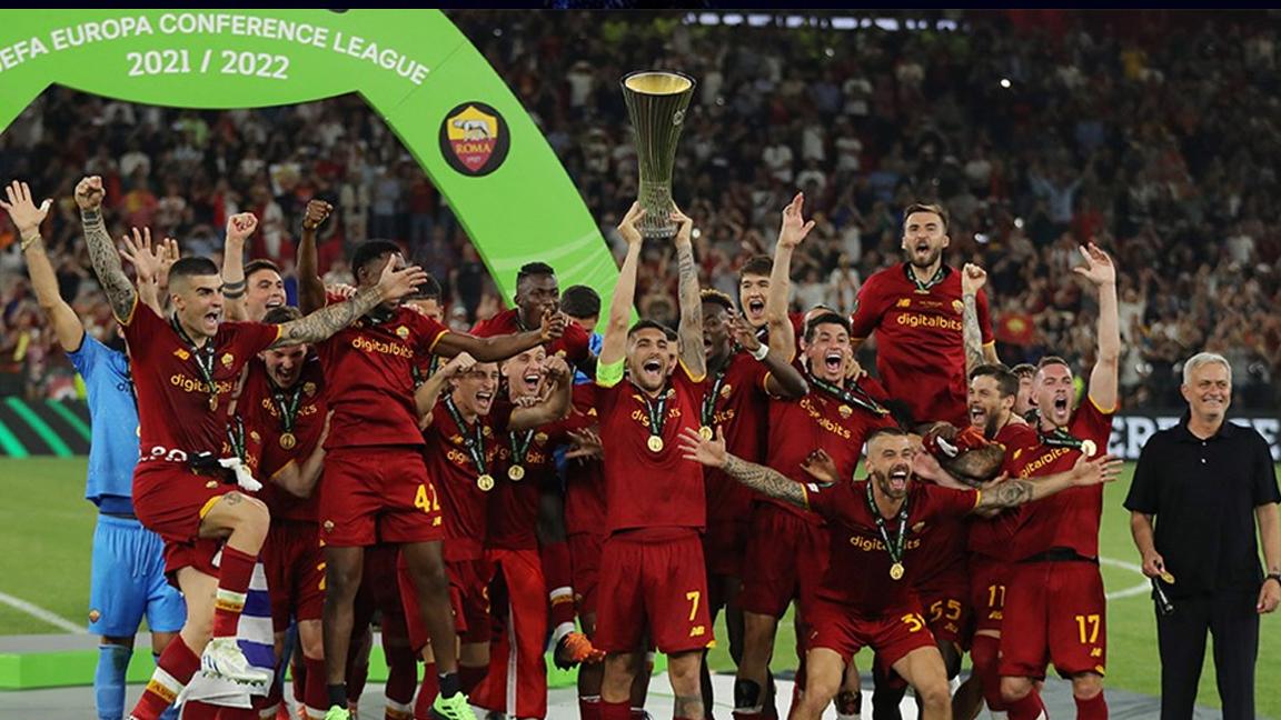 UEFA Avrupa Konferans Ligi'nin ilk şampiyonu Roma