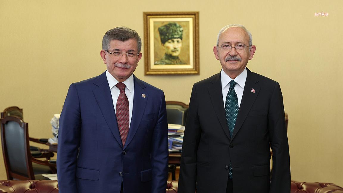 Davutoğlu, Kılıçdaroğlu ile bir araya geldi 