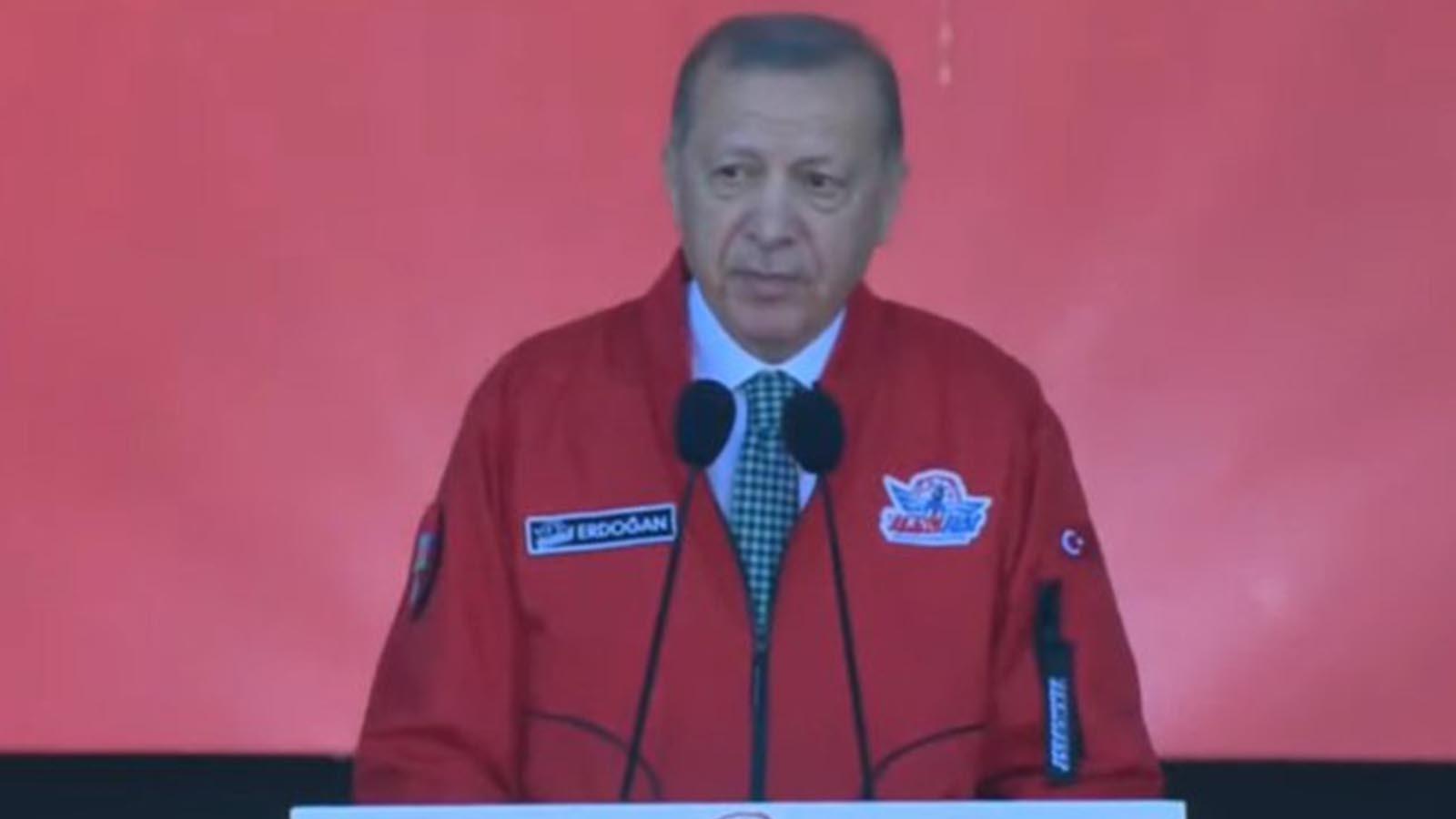 Erdoğan: Bizim kimsenin toprağında, egemenliğinde gözümüz olmadığı gibi, habis niyetlilere verecek tek karış toprağımız da yoktur, olmayacaktır