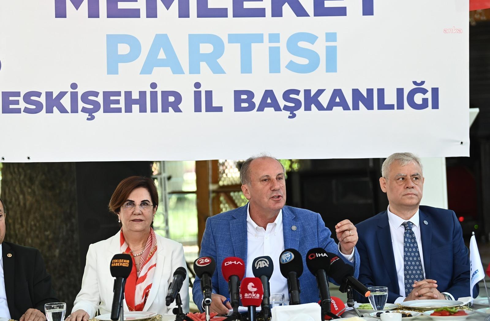  Muharrem İnce'den olağanüstü kurultay kararı