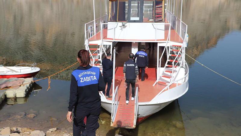 Diyarbakır'da fosil yakıtlı tekneler mühürlendi 