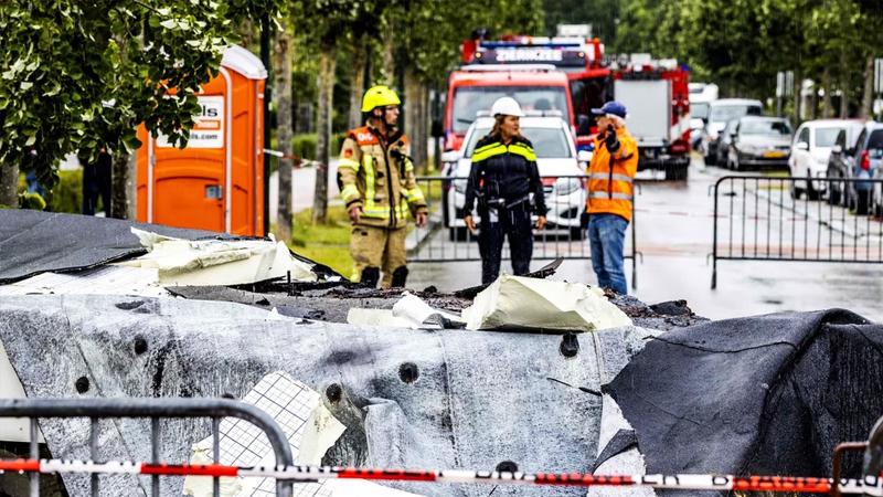 Hollanda'da hortum; 1 ölü, 10 yaralı