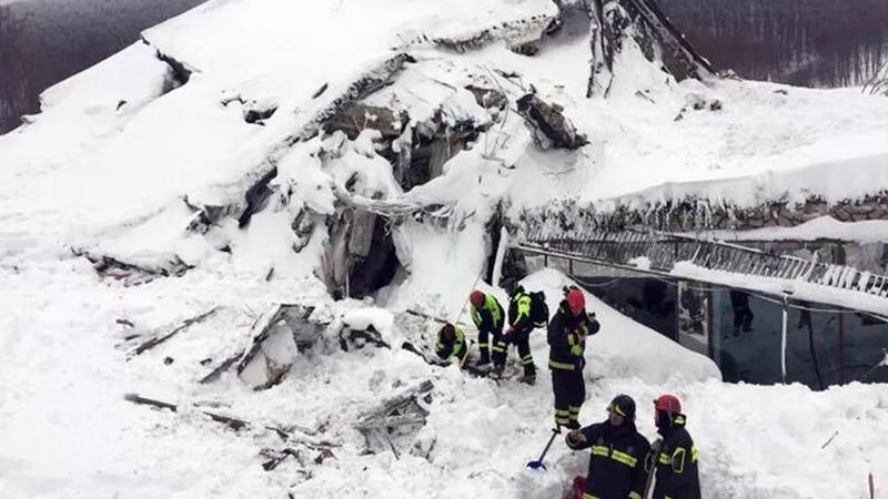 İtalya'da çığ düşmesinde can kaybı 7'ye yükseldi