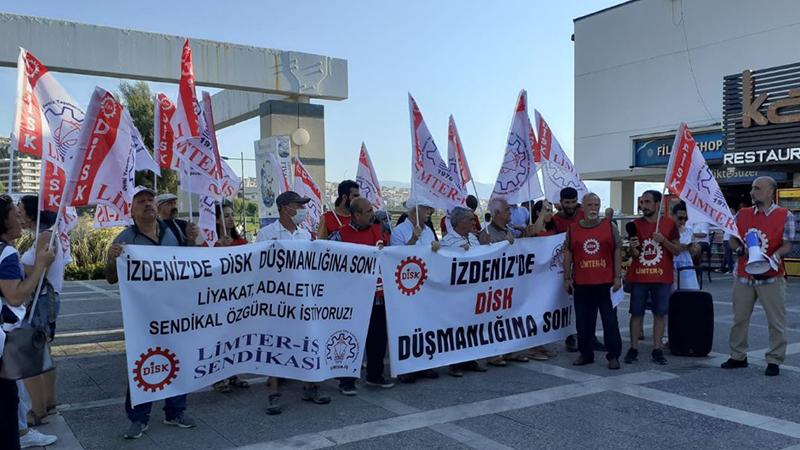 DİSK’e bağlı Limter-iş, İzdeniz'in sendikalı işçileri tehdit ettiğini söyledi: Sendikandan istifa et terfiini yapalım