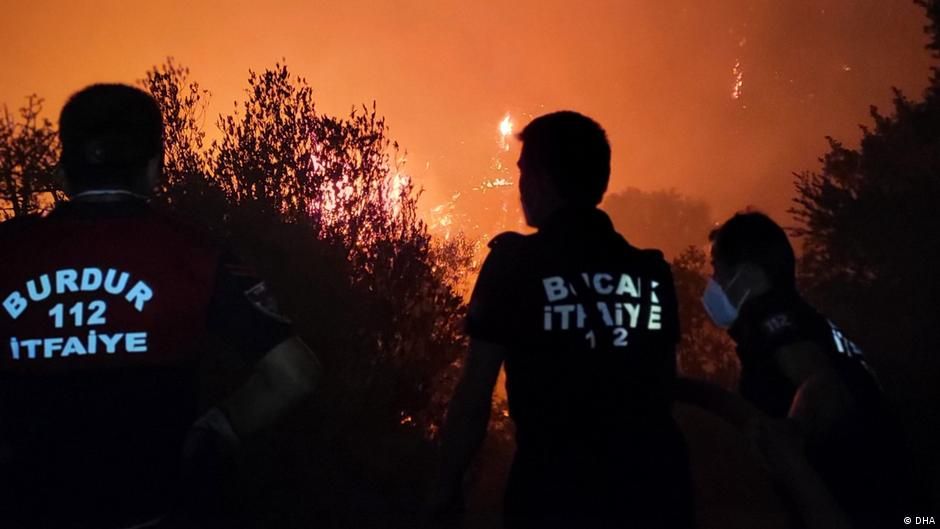 Datça'da yangın ikinci gününde