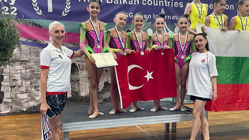 Şavkar Cimnastik Spor Kulübü, 1. Balkan Countries AGG B Category Competition’dan madalyalarla döndü