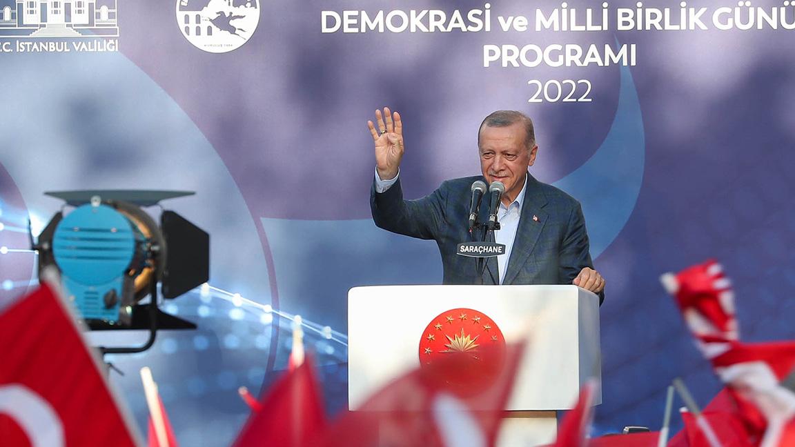 Erdoğan: 15 Temmuz'da destan yazıldı; Cumhur İttifakı olarak 2023 sınavını da başarıyla vereceğiz