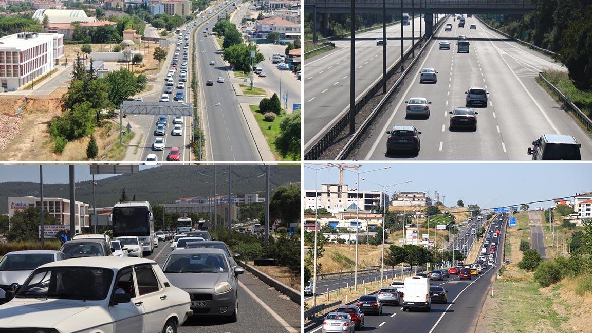 Tatilciler dönüş yolunda; birçok noktada trafik yoğunluğu yaşanıyor