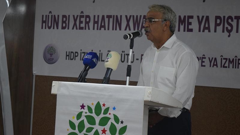 HDP Eş Genel Başkanı Sancar: Aynı yaraları yeniden yaşatan zihniyeti değiştirmek gerekiyor; çözüm biziz