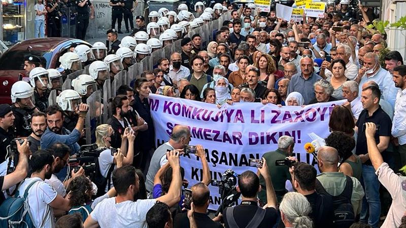 HDP, Zaho saldırısını Beyoğlu'nda protesto etti