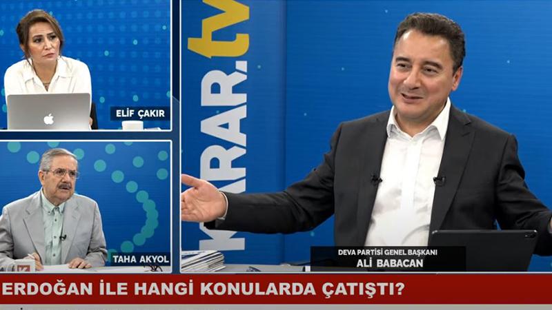 Ali Babacan: Gayrimenkul rantına karşı yasa tasarısı hazırladık, Erdoğan 'biz bunları yaparsak partime il başkanı bulamam' dedi