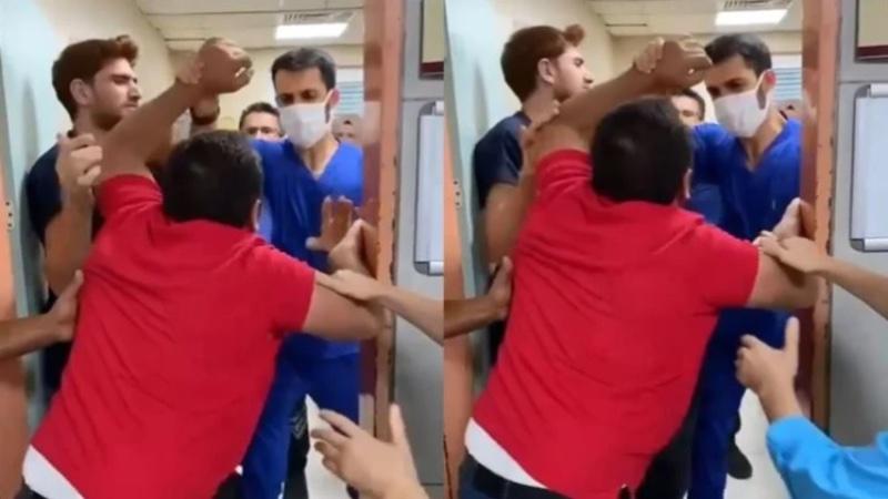 Maske uyarısında bulunan doktora "Çocuğuma bakacaksın" diyerek saldırmıştı; serbest bırakıldı 