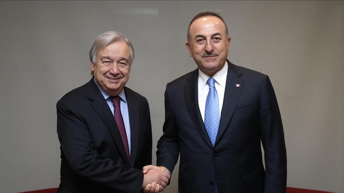 Bakan Çavuşoğlu, BM Genel Sekreteri Guterres ile telefonda görüştü