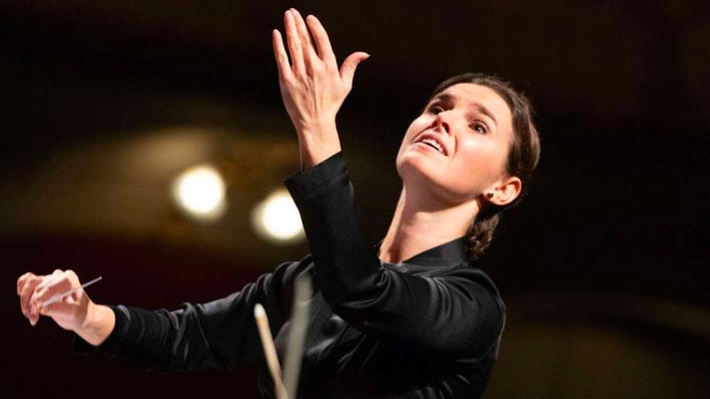 Bayreuth Festivali'ni yöneten orkestra şefi Oksana Lyniv