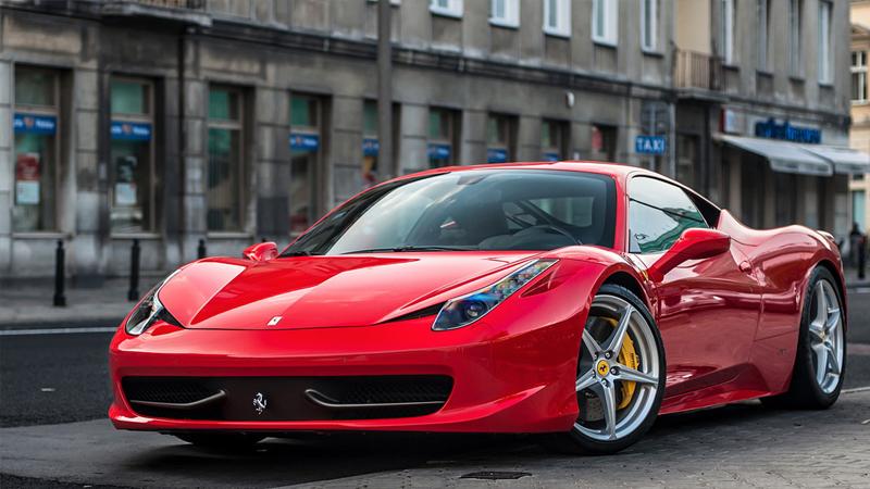 Ferrari 458 de çağrılacak araçlar arasında bulunuyor