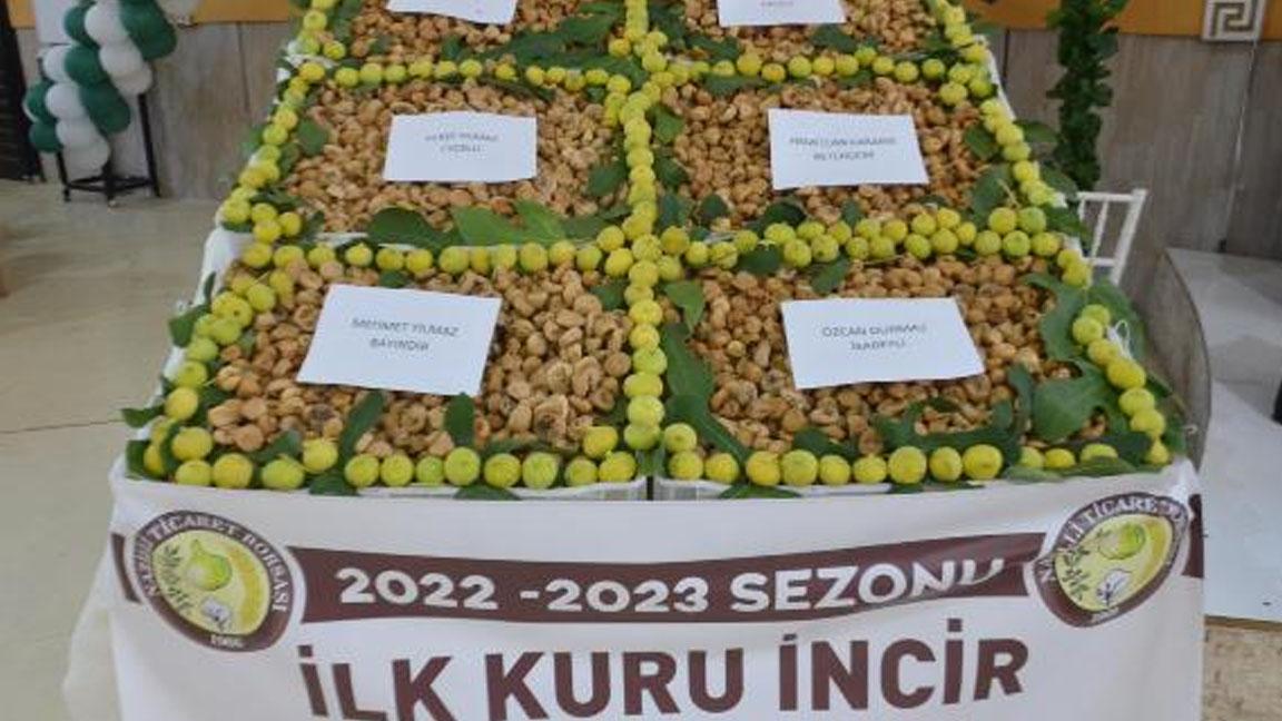 Sezonun ilk kuru inciri, kilosu 400 liradan alındı