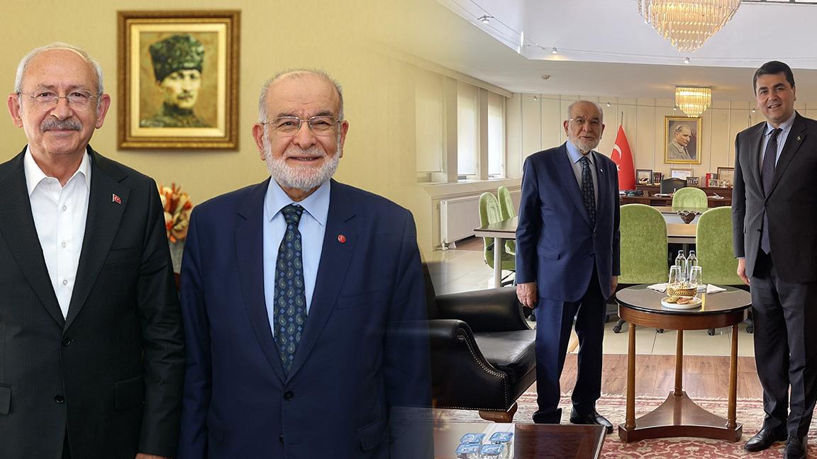 Karamollaoğlu'ndan Kılıçdaroğlu ve Gültekin Uysal'a ziyaret 