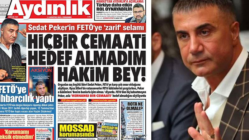 Sedat Peker cephesinden Aydınlık gazetesine sert yanıt: Pisliklerinizle ve kahpeliklerinizle anılacaksınız!